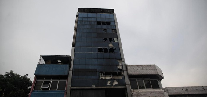 Penampakan Before-After Gedung Terra Drone yang Kebakaran di Kemayoran