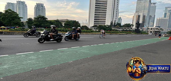 Jakarta Lengang Sudirman–Thamrin Tanpa Macet Dan Klakson Pagi Ini
