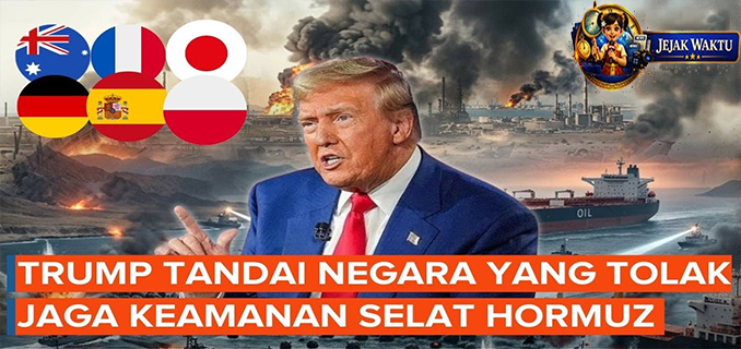 “Ngambek” Tak Dibantu Kawal Selat Hormuz. Trump: Kami Akan Mengingatnya